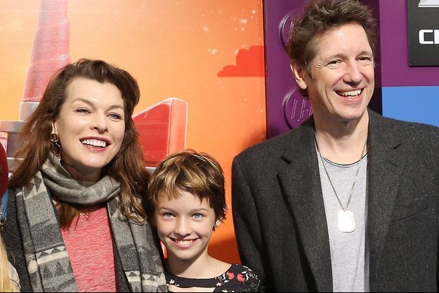 Milla Jovovich et Paul W. S. Anderson avec leur fille Ever en février 2019