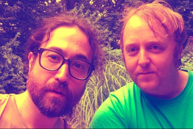 Sean Ono Lennon et James McCartney en août 2018