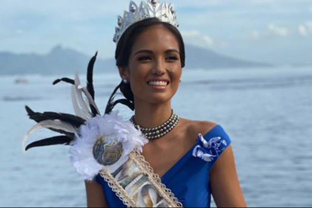 Tumateata Buisson, élue Miss Tahiti le 25 juin 2021. 