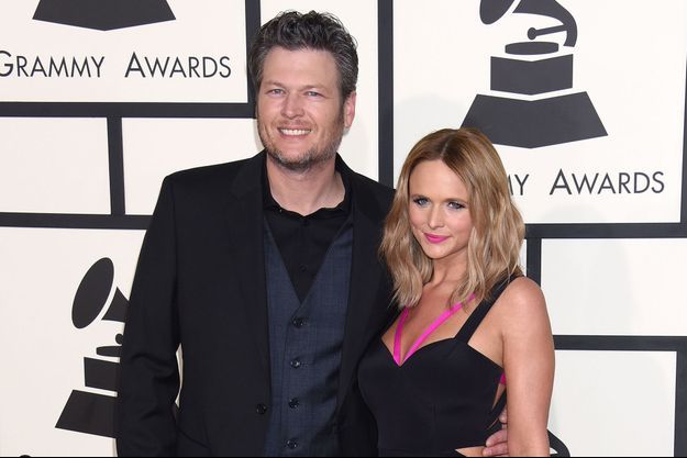 Blake Shelton et Miranda Lambert aux Grammy Awards, le 8 février dernier à Los Angeles.