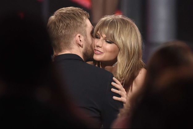 Calvin Harris et Taylor Swift aux Billboard Music Awards le 17 mai 2015.