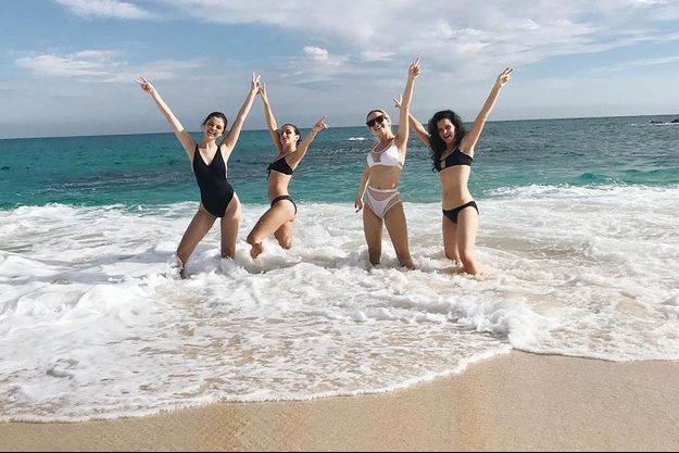 Selena Gomez et ses amies à Cabo San Lucas, au Mexique, sur un cliché publié samedi.