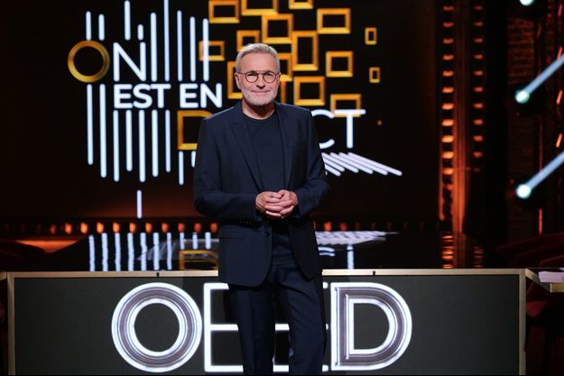 Laurent Ruquier sur le plateau d'"On est en direct" sur France 2.