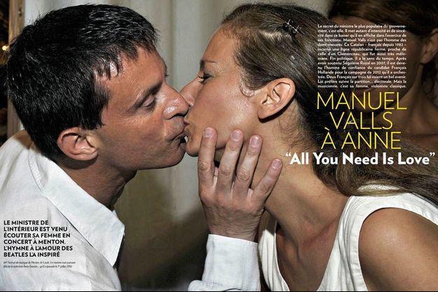 Valls A Deux Temps Manuel Valls A Anne All You Need Is Love