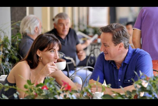  Samantha et David Cameron en vacances en Italie en 2011.