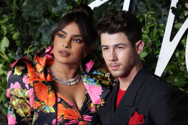  Priyanka Chopra et Nick Jonas à Londres le 29 novembre 2021 pour les Fashion Awards.