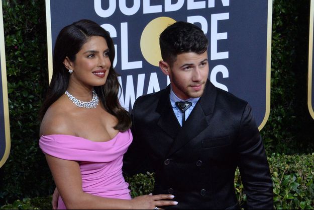 Priyanka Chopra et Nick Jonas en janvier 2020