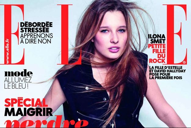 Ilona Smet en couverture de "Elle" du 22 mars 2013