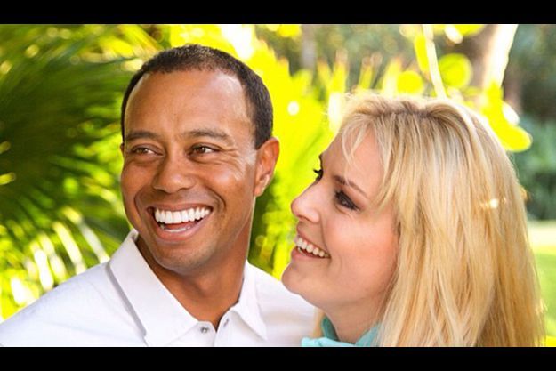  Lindsey Vonn et Tiger Woods, dans un cliché diffusé sur leurs sites respectifs.