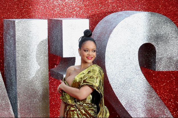 Rihanna à la première européenne du film "Ocean's 8" en 2018