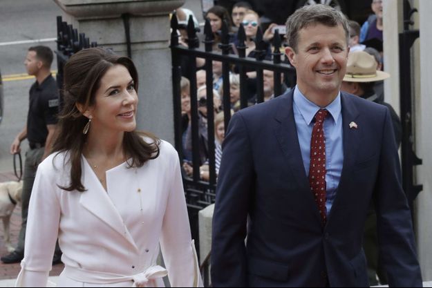 La princesse Mary et le prince Frederik de Danemark à Boston, le 30 septembre 2016