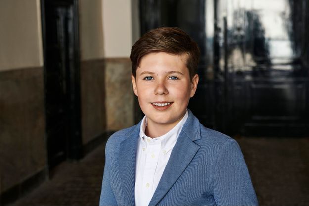 Portrait du prince Christian de Danemark diffusé pour ses 13 ans, le 15 octobre 2018