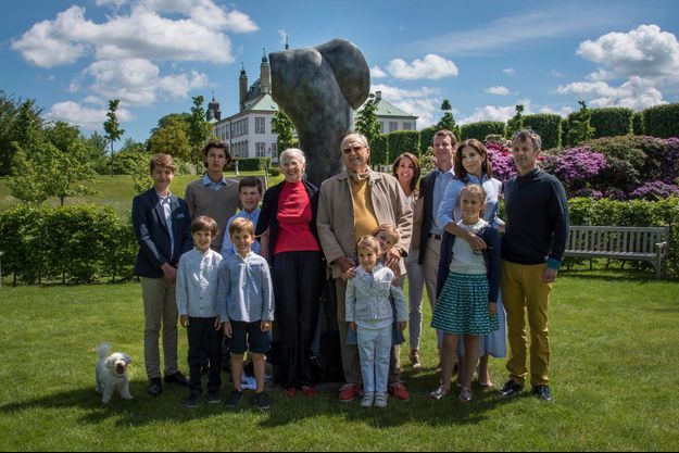 La famille royale danoise au château de Fredensborg, le 5 juin 2017