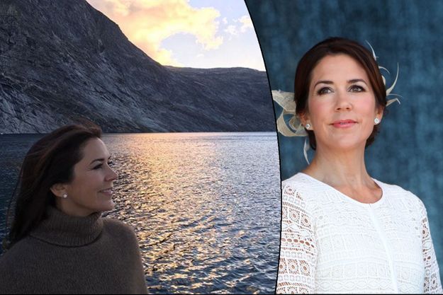 La princesse Mary de Danemark, le 27 août 2016 - A gauche : au Groenland fin août 2016 