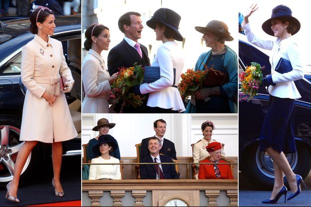 La famille royale de Danemark à la rentrée du Parlement à Copenhague, le 4 octobre 2016