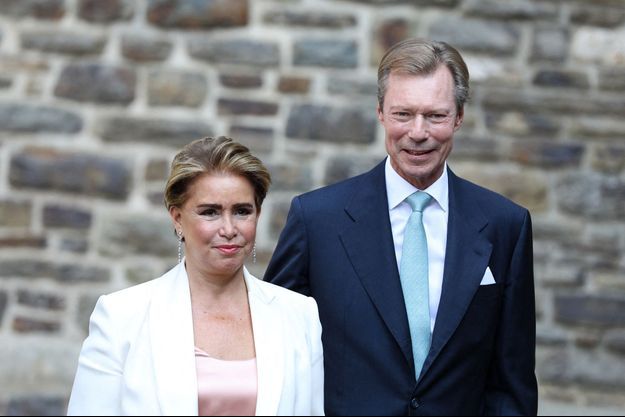La grande-duchesse Maria Teresa et le grand-duc Henri de Luxembourg, le 20 septembre 2020