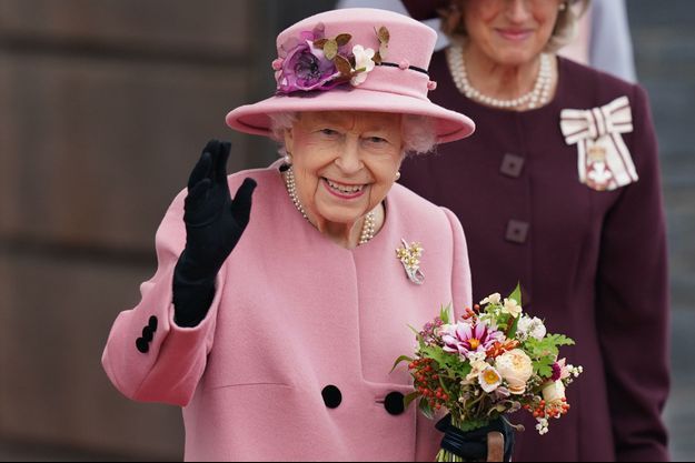 La reine Elizabeth II, le 14 octobre 2021