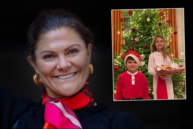 La princesse Victoria de Suède, le 5 décembre 2021 – En vignette : ses enfants, la princesse Estelle et le prince Oscar de Suède, le 13 décembre 2021 
