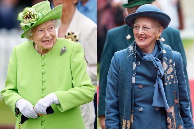 Elizabeth II et Margrethe II.
