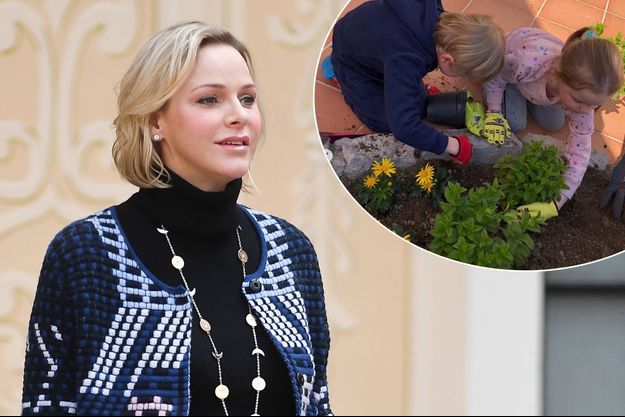 La Princesse Charlene De Monaco Partage Des Photos De Ses Jumeaux En Plein Jardinage