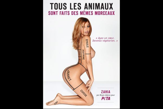 La nouvelle affiche de la campagne PETA.