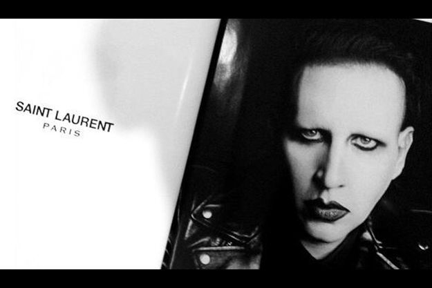  Marilyn Manson est la nouvelle égerie de la maison parisienne. 