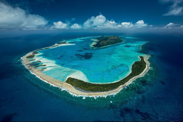 Polynésie française, première étape de ce tour du globe. Ici, l’île de Raivavae.