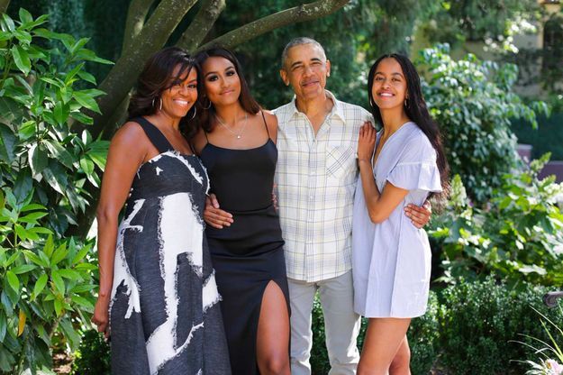 Portrait De Famille Pour Thanksgiving Chez Les Obama