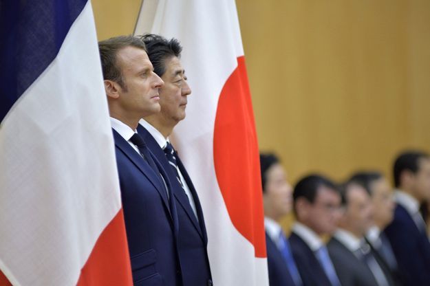 Au Japon, Emmanuel Macron à la rencontre de grands patrons