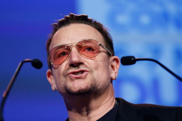 La chanteur de U2 ne quitte plus ses lunettes Bono souffre La chanteur de U2 ne quitte plus ses lunettes Bono souffre