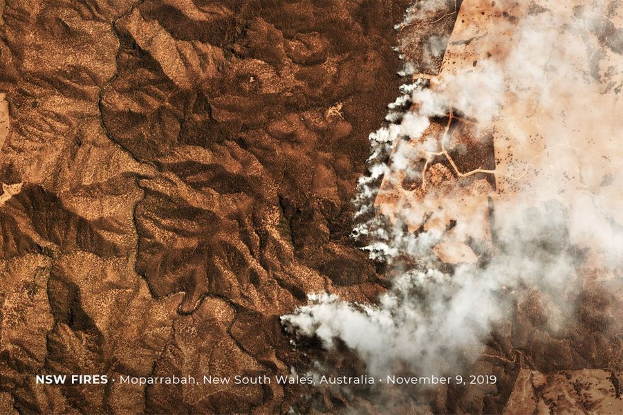 Les premières images de Sydney dans un nuage toxique — Australie Les premières images de Sydney dans un nuage toxique — Australie
