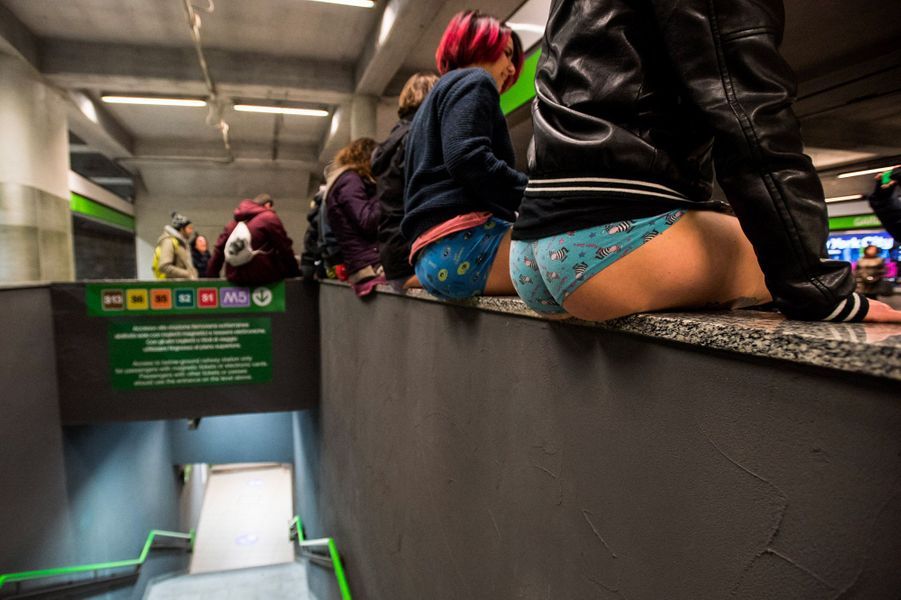 Dimanche, ils ont baissé leur pantalon dans le métro