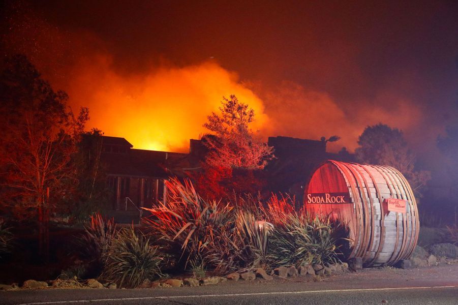 Californie Dans L Enfer Des Flammes Du Kincade Fire