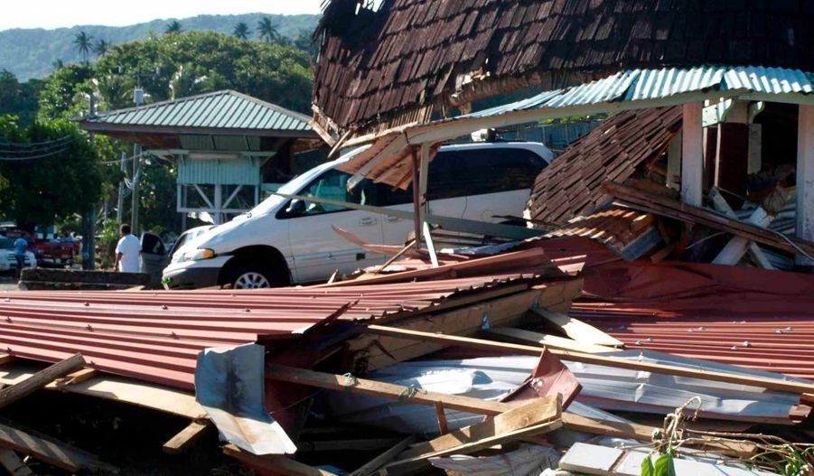 Diaporama : Les îles Samoa ont tremblé