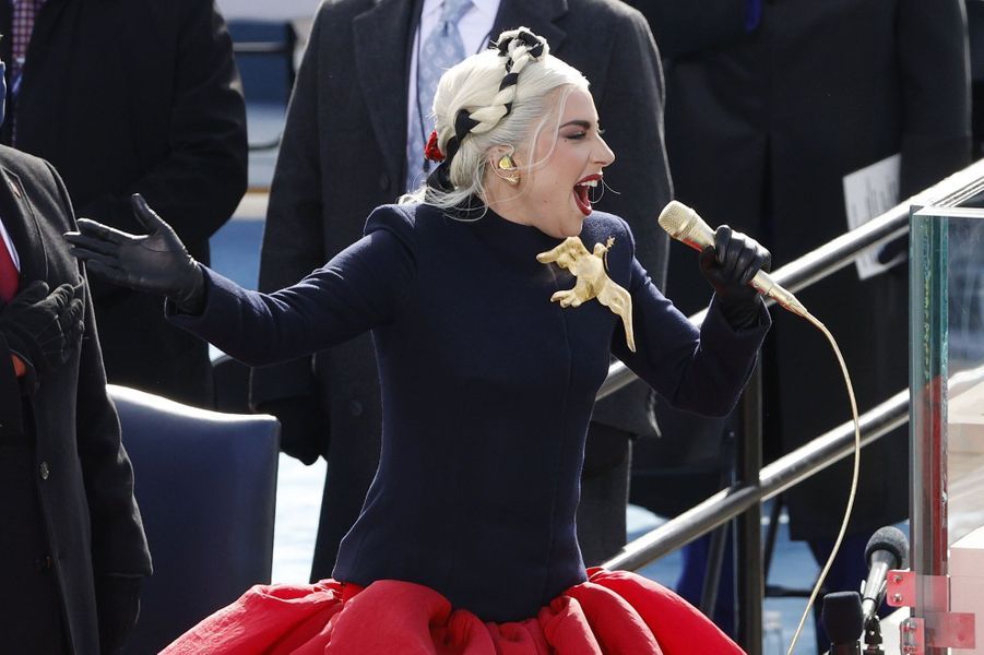 Lady Gaga, son émouvante interprétation de l'hymne américain