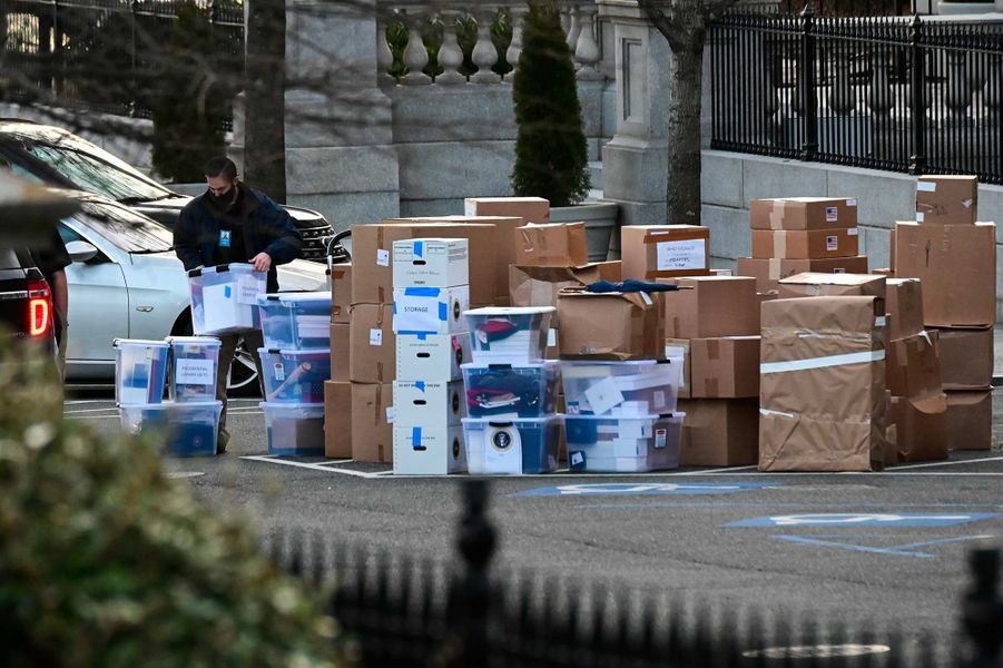 Le déménagement a déjà commencé à la Maison-Blanche