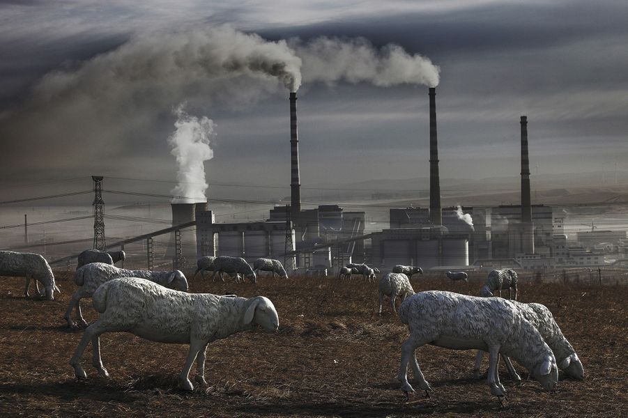 Pollution la Chine défigurée