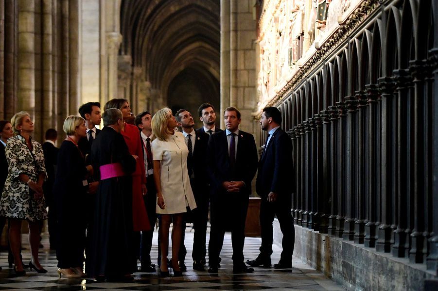 Brigitte Macron Et Melania Trump En Visite A Notre Dame De Paris