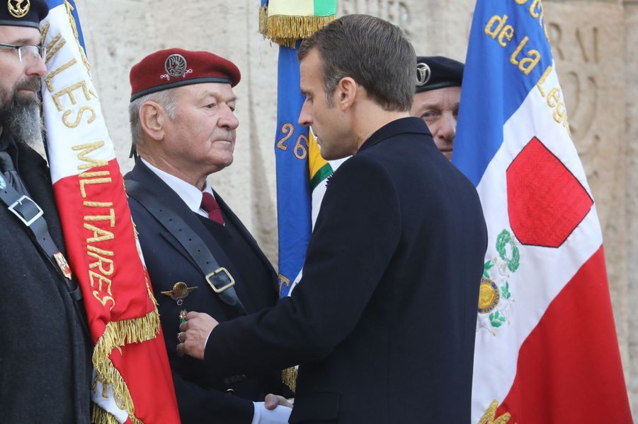 Centenaire de l'armistice de 1918 : Emmanuel Macron à ...