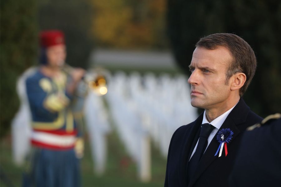 Centenaire de l'armistice de 1918 : Emmanuel Macron à ...