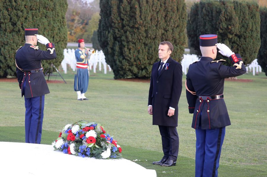 Centenaire de l'armistice de 1918 : Emmanuel Macron à ...