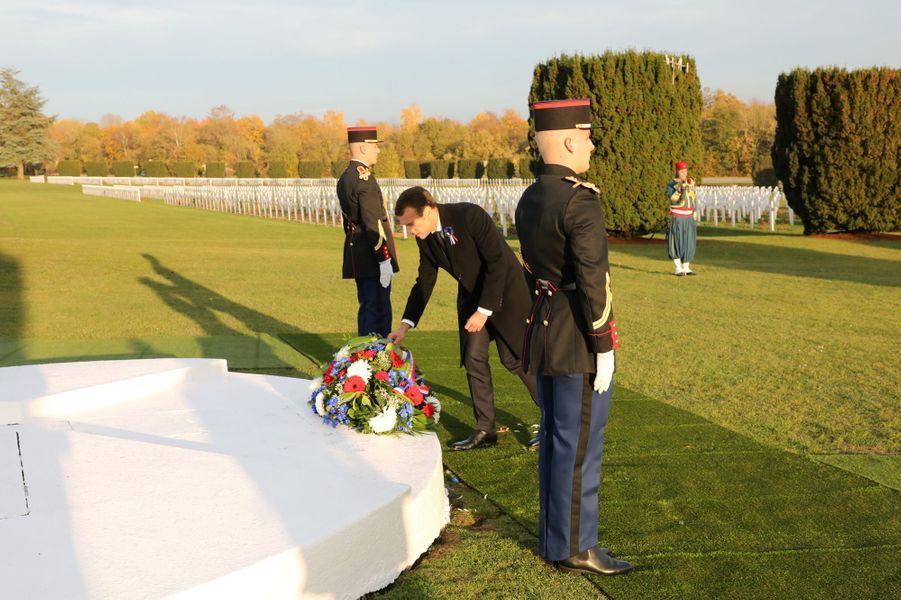 Centenaire de l'armistice de 1918 : Emmanuel Macron à ...