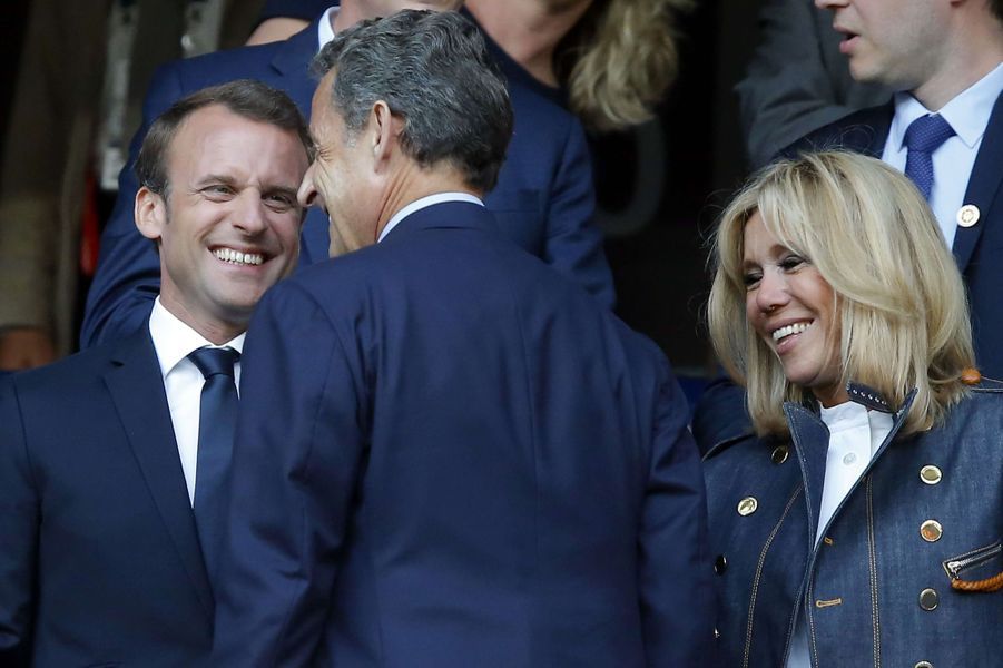 Emmanuel et Brigitte Macron en tribunes pour le sacre du PSG