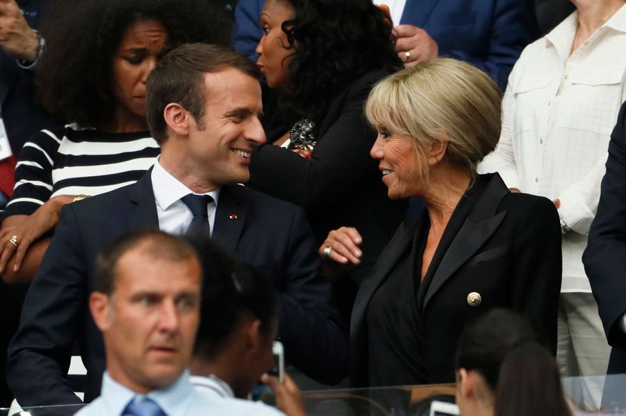 Emmanuel Macron, sa première au Stade de France