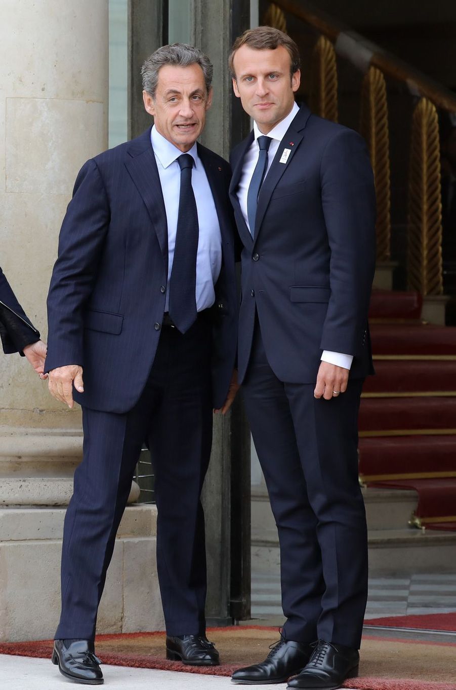 Macron, Hollande et Sarkozy réunis à l'Elysée pour fêter Paris 2024