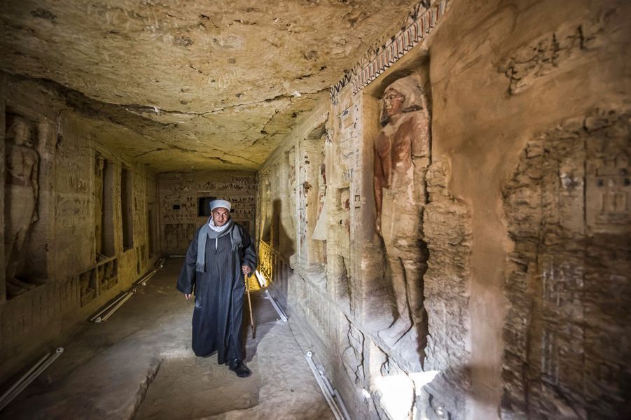 Les Secret De La Tombe De Saqqarah Sublime découverte d'une tombe de 4400 ans sur le site égyptien de Saqqara