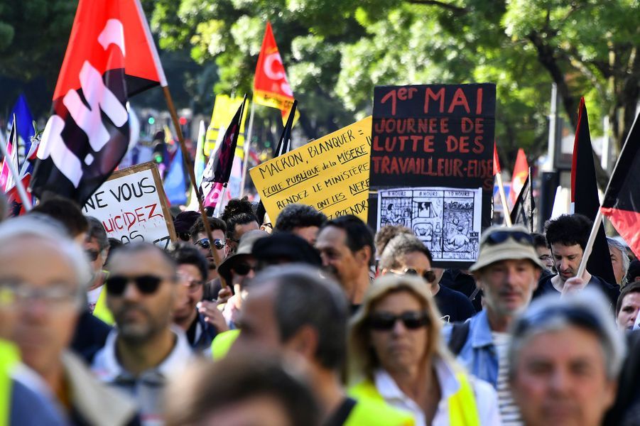 Paris, Bordeaux, Marseille...Le 1er mai en images