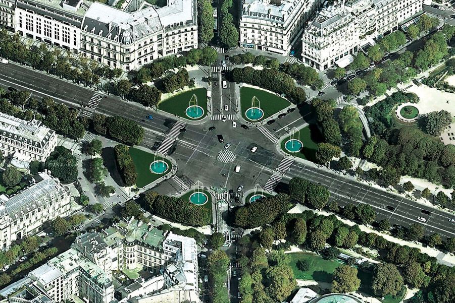 Découvrez Les Nouvelles Fontaines Des Champs Elysées