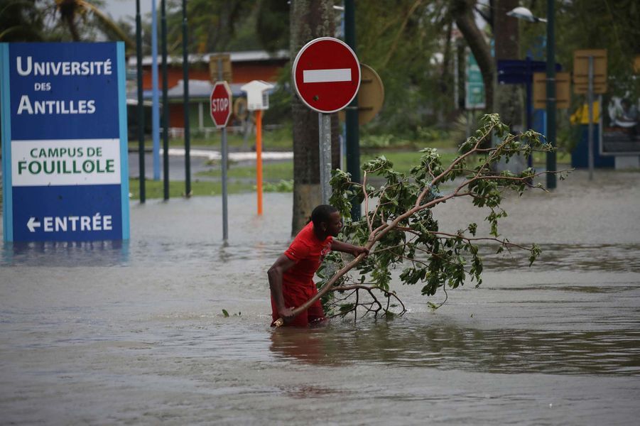 En images l'ouragan Maria a frappé la Guadeloupe et la Martinique