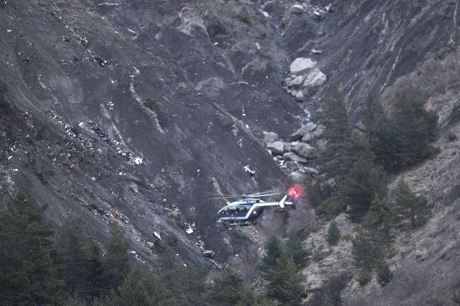 A320 Germanwings Les premières photos prises sur le lieu du crash